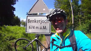 Daniel au sommet du Bankerjoch