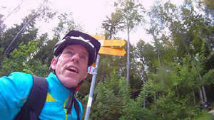 Daniel au sommet du Challpass