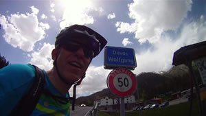 Daniel au sommet du Wolfgang pass