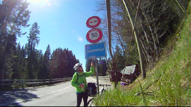 Daniel au sommet du Saanenmöser