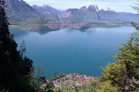 image tour lac de Thoune