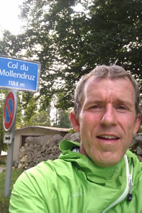 Daniel au sommet du Mollendruz