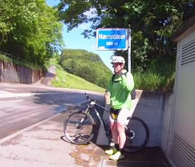 Daniel au sommet du bas-Hauenstein