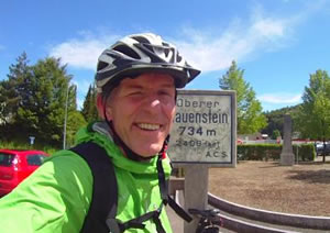 Daniel au sommet du Haut-Hauenstein