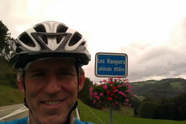 Daniel au sommet des Rangiers