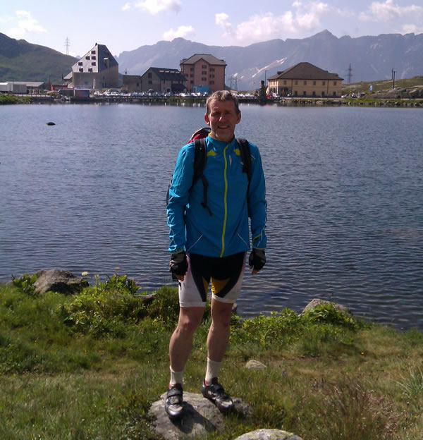 Daniel au sommet du Gothard