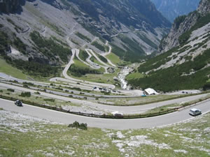 descente du Stelvio