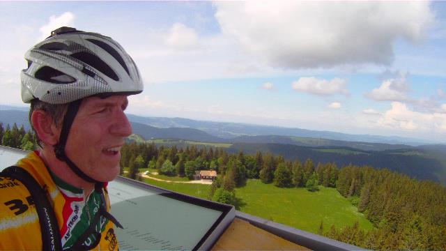 au sommet de la tour